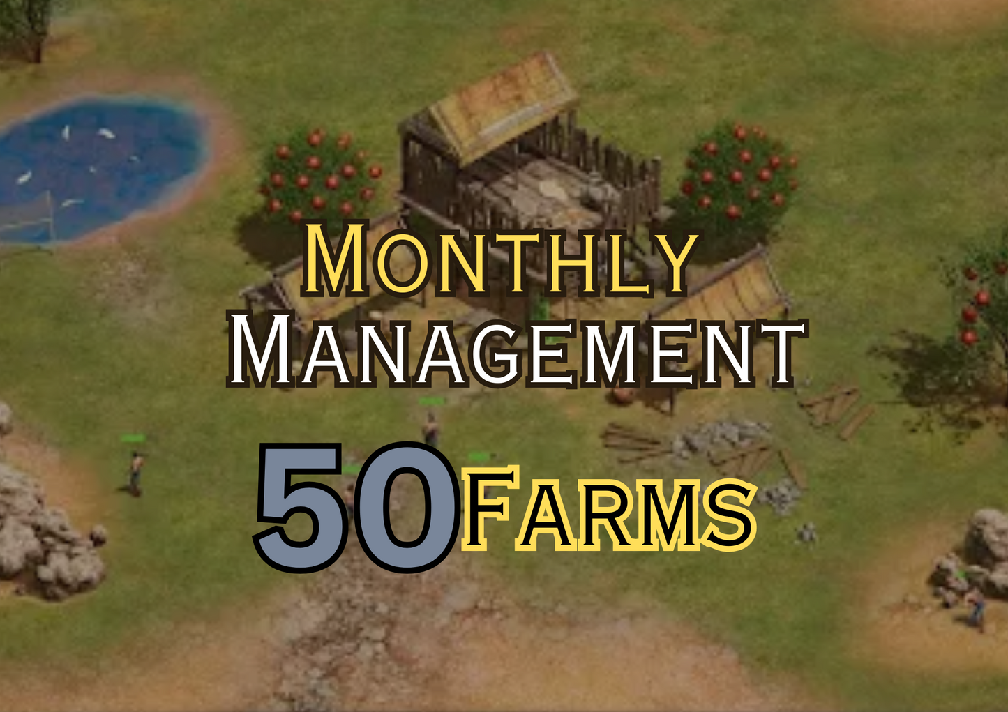 Monthly Management for 50 farms